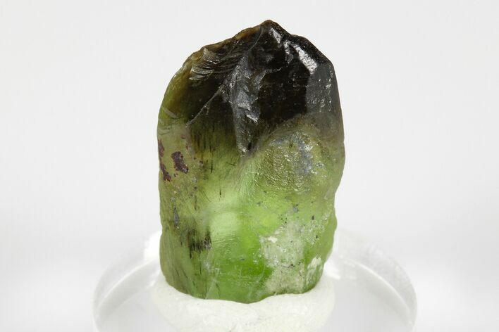 Olivine Peridot Crystal with Ludwigite Inclusions - Pakistan #183948